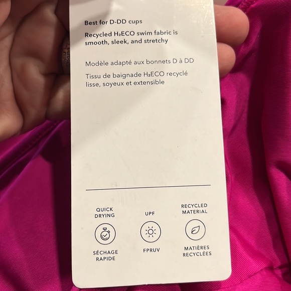 NWT Athleta Scoop Bikini Top Size XL Cup D-DD - Picture 11 of 13